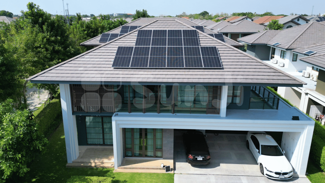 โปรเจคซันจิ โซล่าร์-ติดตั้งโซล่าร์เซลล์บ้าน 5 kWp-3 Phase