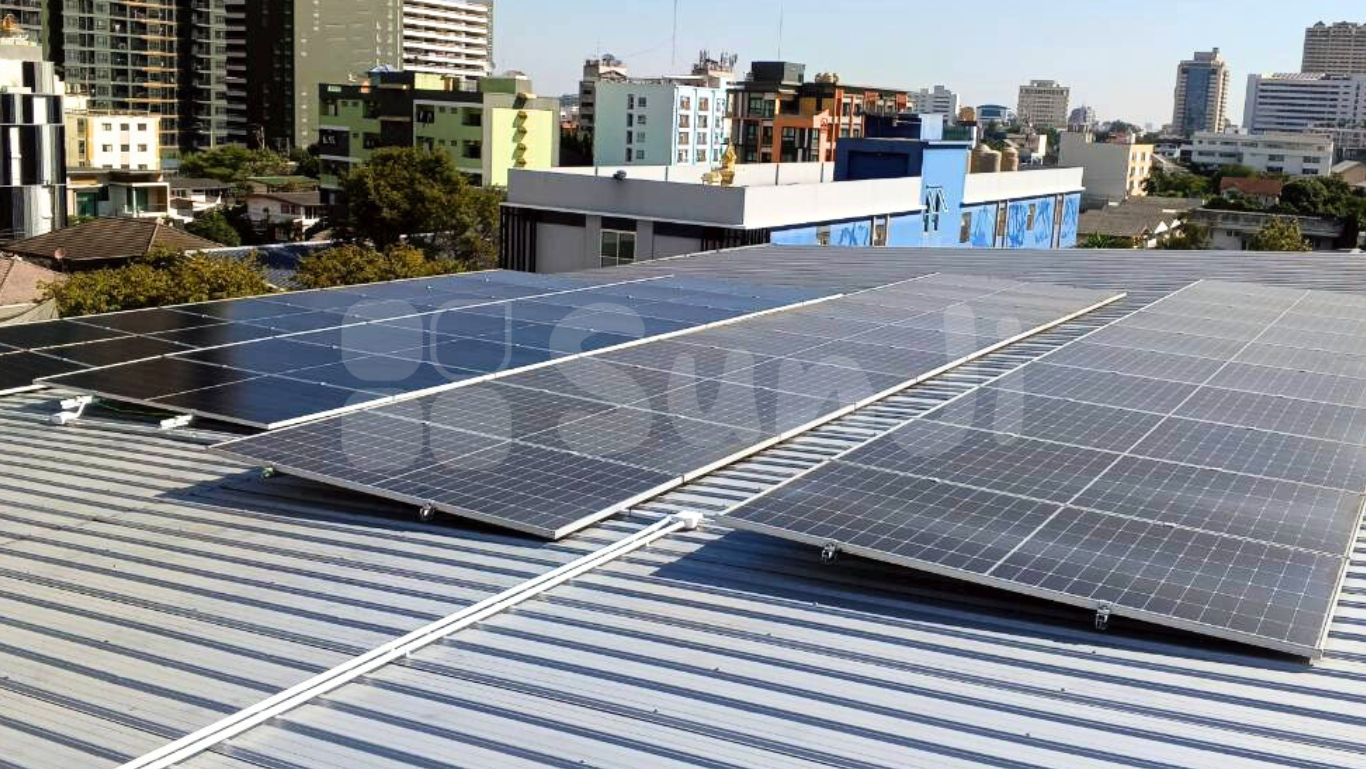 โปรเจคซันจิ โซลาร์-ติดตั้งโซลาร์-อพาร์ทเม้นท์ 10kWp-3Phase-ลาดพร้าว-กรุงเทพ