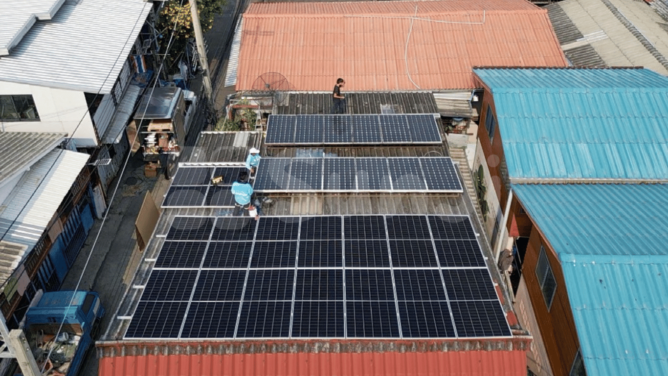 โปรเจคซันจิ โซล่าร์-ติดตั้งโซล่าร์ธุรกิจร้านค้าทั่วไป 10kWp-1Phase
