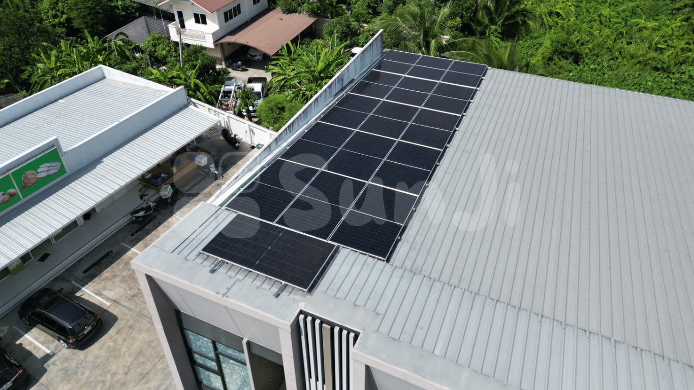 โปรเจคซันจิ โซลาร์-ติดตั้งโซลาร์ธุรกิจร้านน้ำเต้าหู้ DOU-10kWp-3Phase