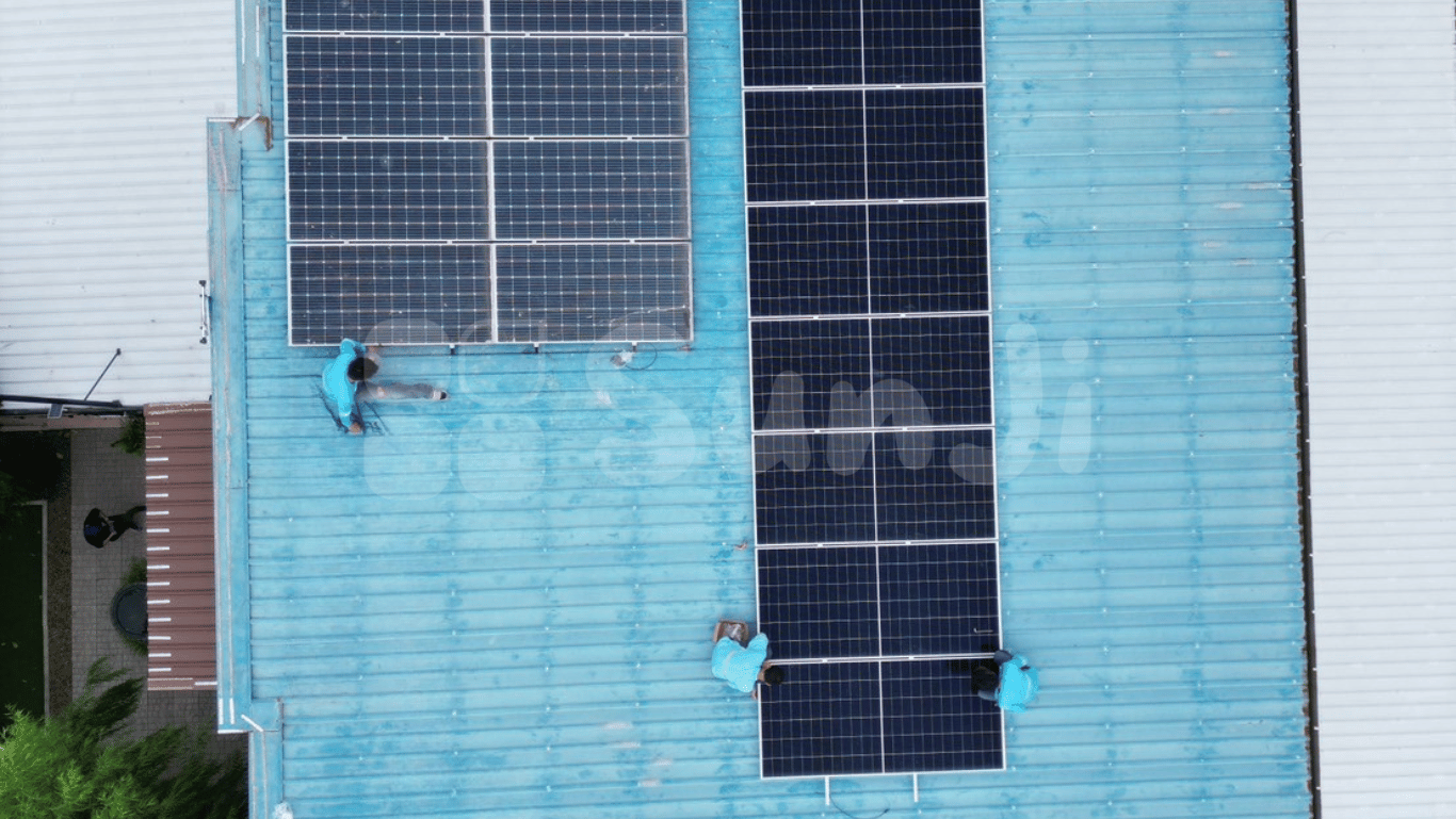 โปรเจคซันจิ โซลาร์-ติดตั้งโซลาร์พร้อมแบตเตอรี่-บ้านพักอาศัย 10kWp-1Phase-นวมินทร์-กรุงเทพ