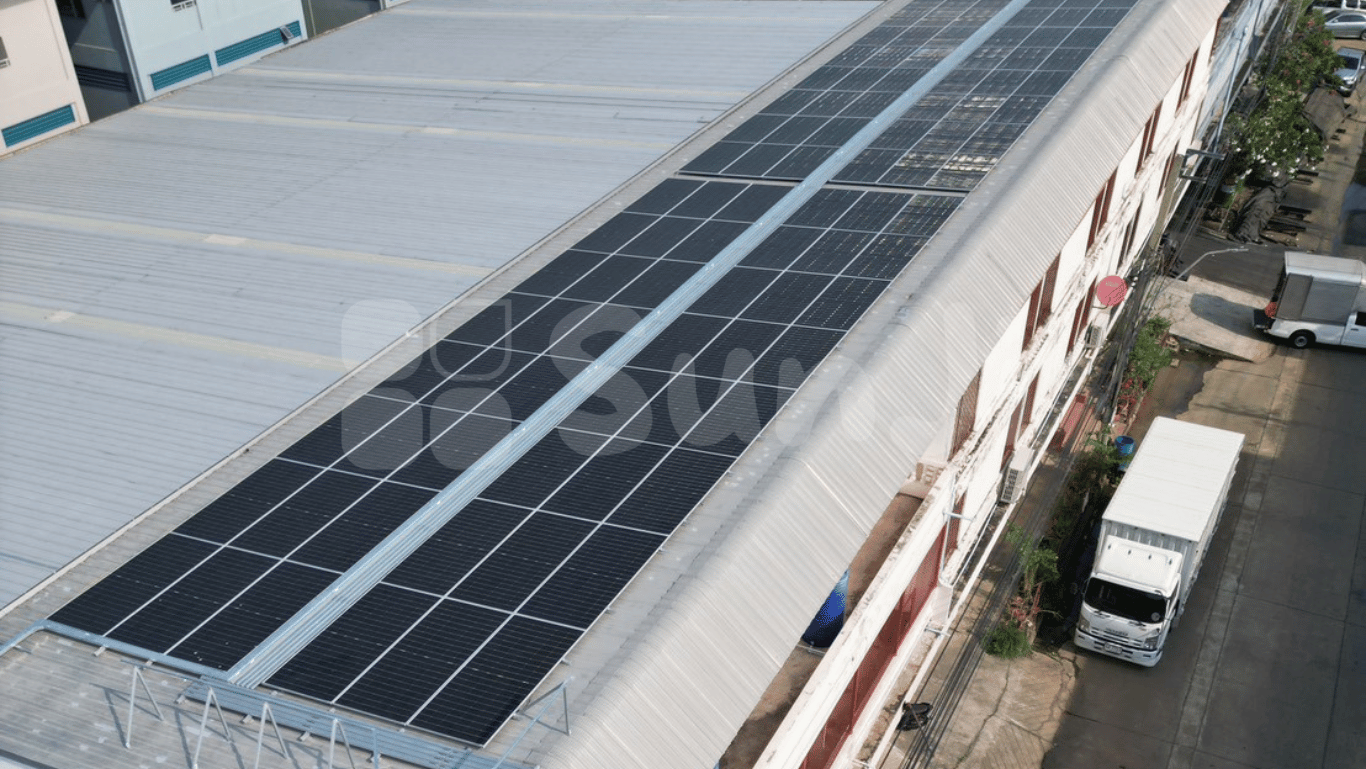 โปรเจคซันจิ โซล่าร์-ติดตั้งโรงงานพลาสติก 100kWh-3Phase-กรุงเทพ
